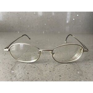 Smart clip Eyeglasses Frames ONLY 209 AS 53-20-140 Silver Full rim Oval Eyewear